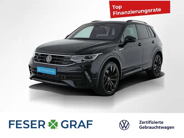 Volkswagen Tiguan SUV/Geländewagen/Pickup in Schwarz gebraucht in Köthen  für € 27.450